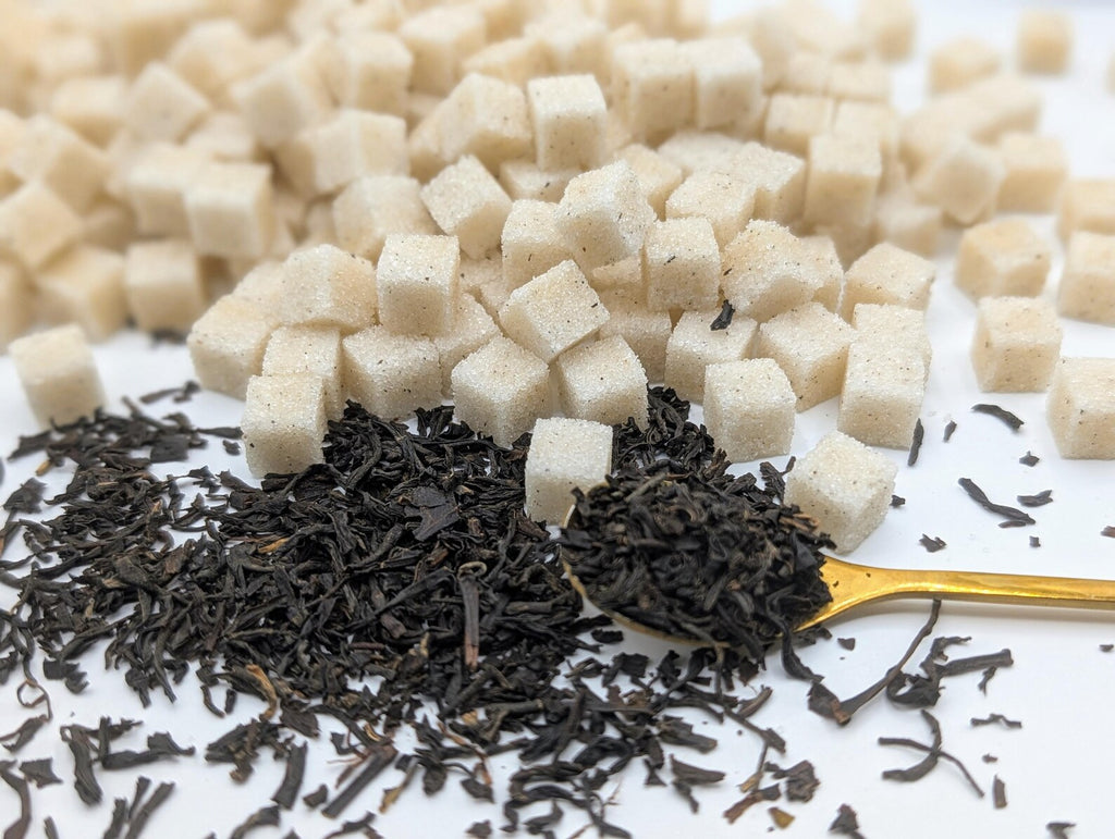 Vanilla infused sugar cubes